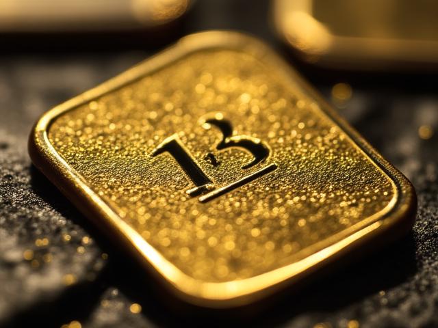 Detalle de lingotes de oro numerados en cajas de seguridad individuales marcadas